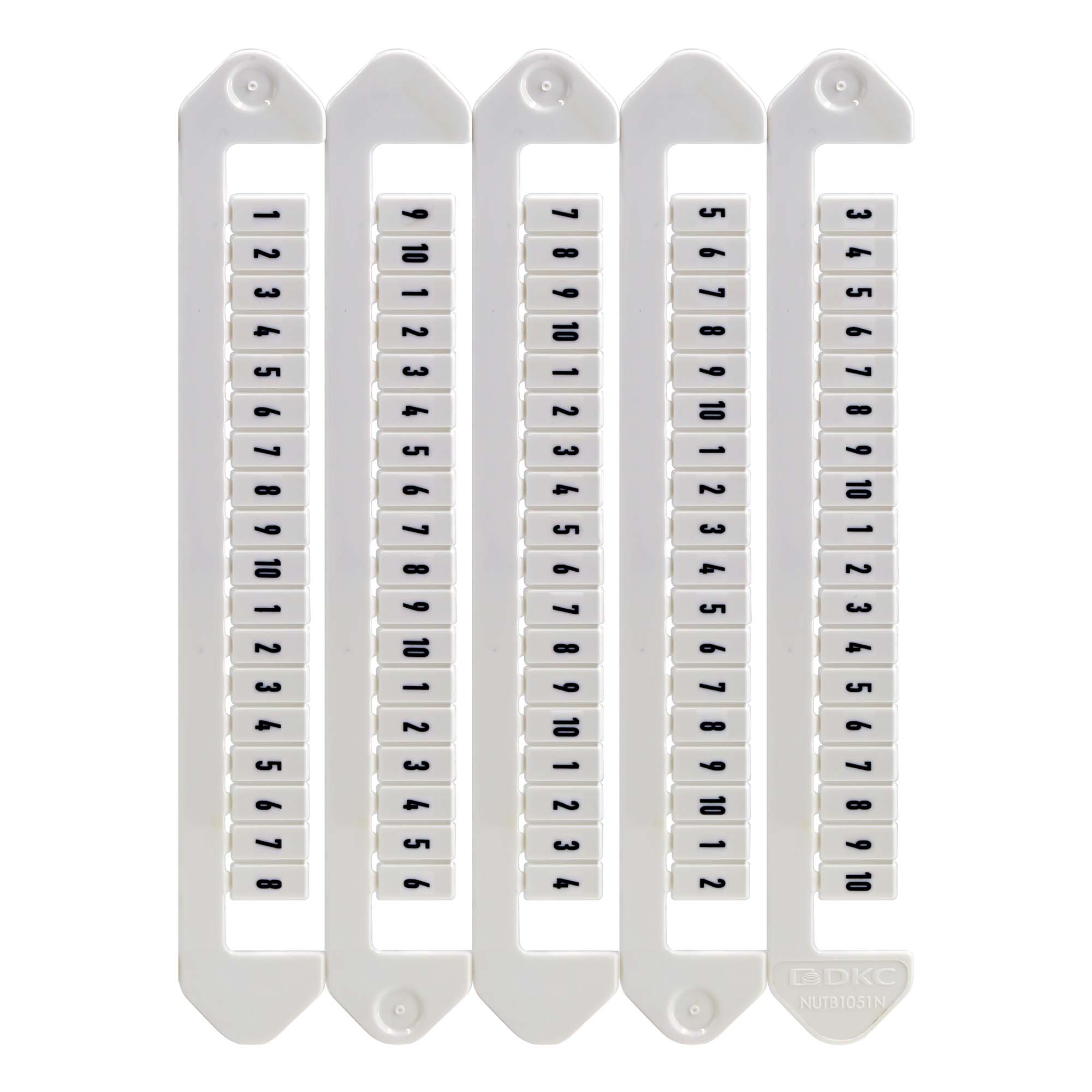 Изображение товара DKC Маркировка для клемм, ширина 5 мм, от 21 до 30, горизонтальная ориентация