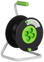 Изображение товара ЭРА Удлинитель силовой GREEN LINE KAT-3x1-20m Greenline на катушке пластик 4 розетки с заземлением 20м ПВС 3x1мм2