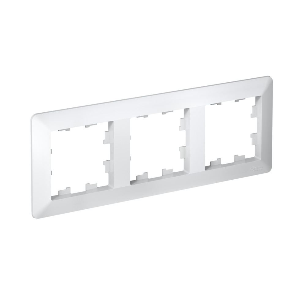 Изображение товара AtlasDesign Air — рамка для розеток белая, 3 поста, IP20