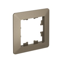 Изображение товара Systeme Electric AtlasDesign Air Шампань/дымчатый черный Рамка 1-ая