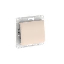 Изображение товара Systeme Electric Glossa Бежевый Выключатель 1-клавишный, сх.1, 10АХ, мех., быстрозажим. клем.