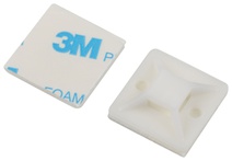 Изображение товара ЭРА Площадка самоклеящаяся NO-225-301 20х20 мм белая под хомуты шириной до 4.8 мм 50 шт