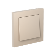 Изображение товара Выключатель AtlasDesign 1-клавишный песочный 10 А Изображение товара Выключатель AtlasDesign 1-клавишный песочный 10 А