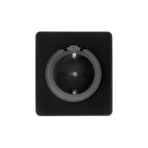 Изображение товара KRANZ ROUND розетка скрытой установки 16 А, оникс