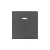 Изображение товара KRANZ ROUND Выключатель 1 кл с подсветкой 10А с/у титан, с 1-пост. рамкой Изображение товара KRANZ ROUND Выключатель 1 кл с подсветкой 10А с/у титан, с 1-пост. рамкой