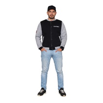 Изображение товара ДКС Бомбер черно-белый 3XL - утепленная куртка с съемным шевроном