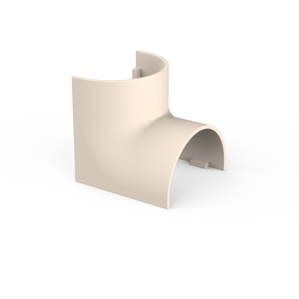 Изображение товара Systeme Electric MultiSet Угол внутренний для кабель-канала 20х12 (комплект из 2шт) Кремовый