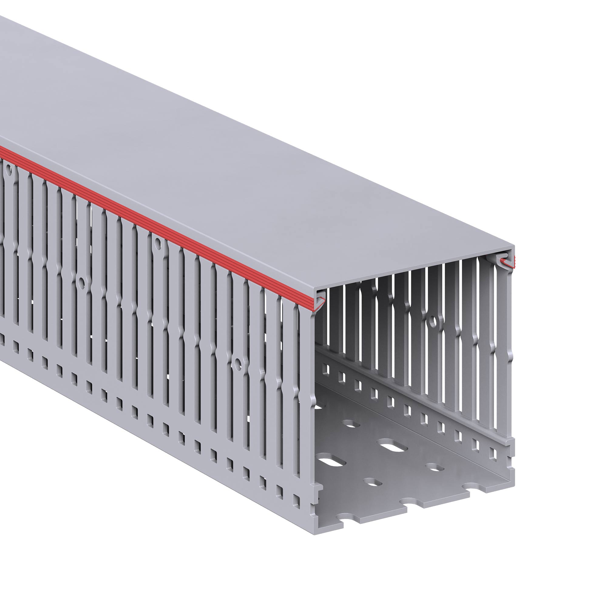 Изображение товара DKC Короб перфорированный, серый RL6 80x80