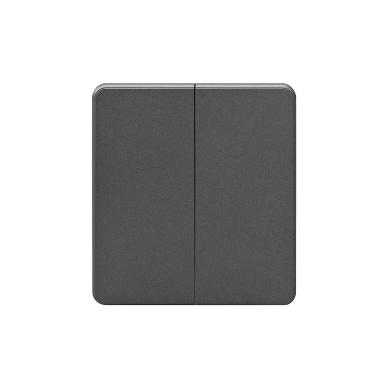 Изображение товара KRANZ ROUND двухклавишный выключатель 230В 10A титан