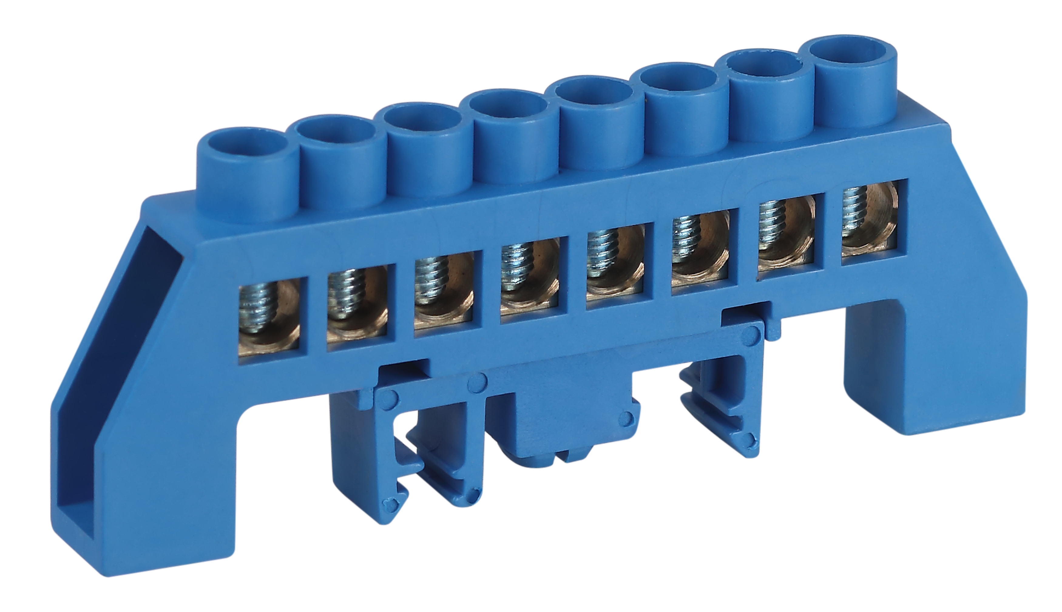 Изображение товара Нулевая шина ЭРА NO-224-110 N для DIN-рейки 8×12 мм, 125 А, синий