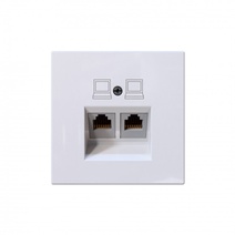 Изображение товара Jasmart FD Белый глянцевый Розетка RJ45 2-ая