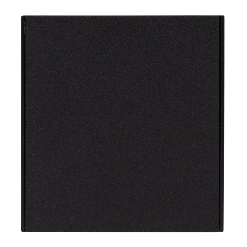 Изображение товара KRANZ STRONG Заглушка декоративная с суппортом антрацит , с 1-пост. рамкой