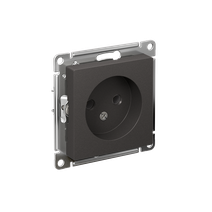 Изображение товара Systeme Electric AtlasDesign Базальт Розетка б/з без шторок, 16А, механизм