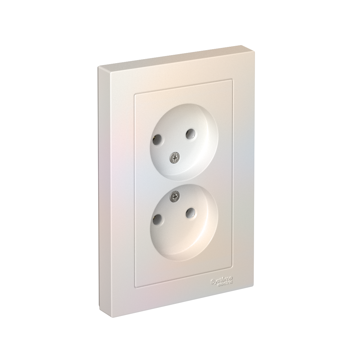 Изображение товара Systeme Electric AtlasDesign Жемчуг Розетка б/з двойная, 16А, в сборе Изображение товара Systeme Electric AtlasDesign Жемчуг Розетка б/з двойная, 16А, в сборе