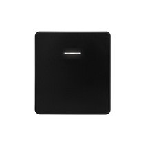 Изображение товара KRANZ ROUND Выключатель 1 кл с подсветкой 10А с/у оникс, с 1-пост. рамкой Изображение товара KRANZ ROUND Выключатель 1 кл с подсветкой 10А с/у оникс, с 1-пост. рамкой