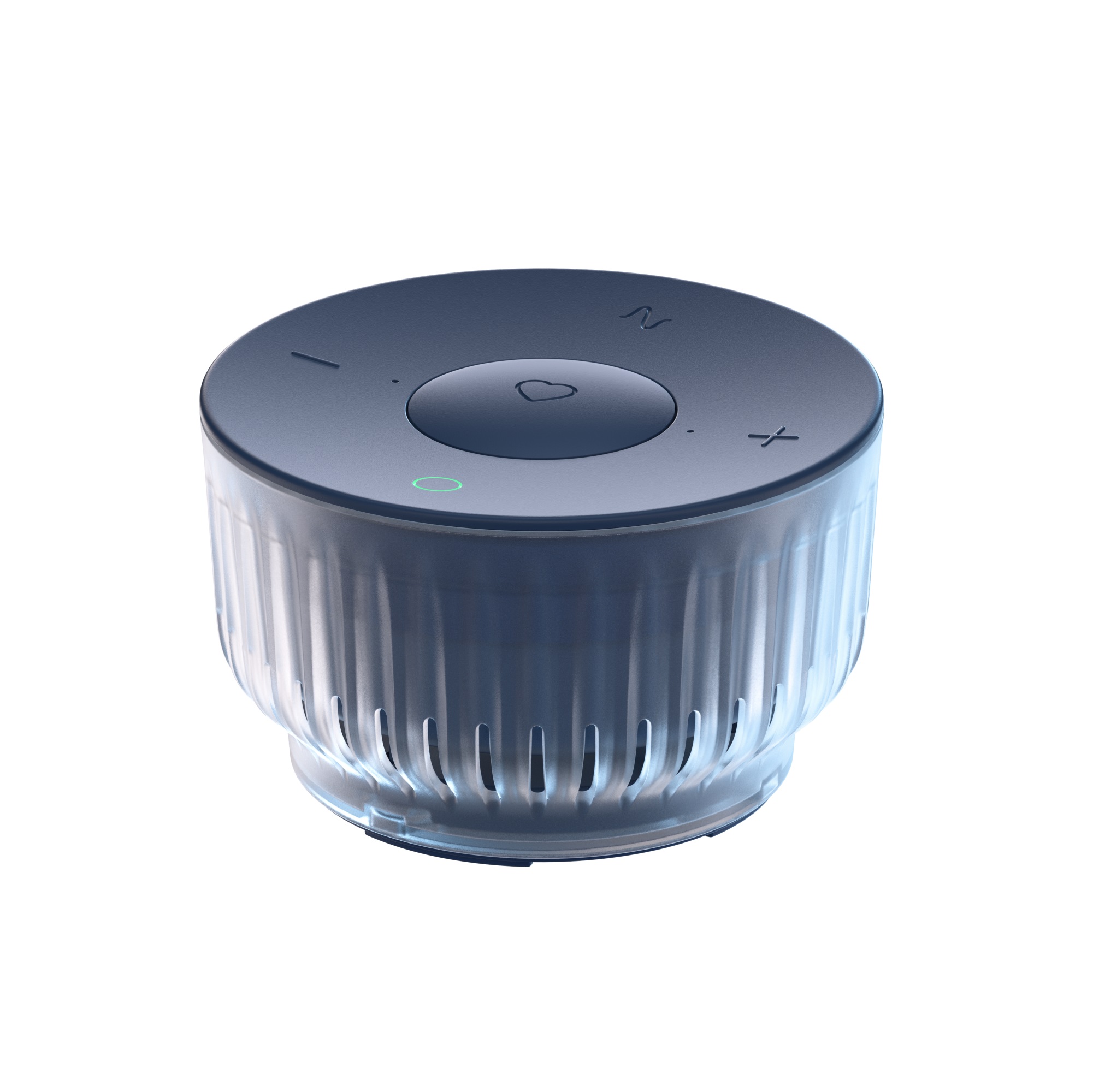 Изображение товара Умная колонка Sber SberBoom Mini 2 Титановый синий — Magnetic Sound, Гигаумный ассистент