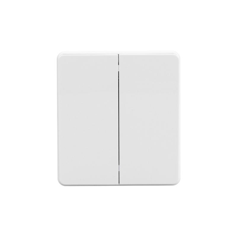 Изображение товара KRANZ ROUND Выключатель 2 кл проходной (переключатель) 10А с/у перламутр, с 1-пост. рамкой