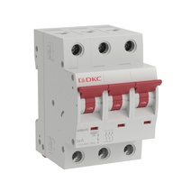 Изображение товара DKC Модульный автоматический выключатель YON MB63, 3P, характеристика C, 6A, 6kA