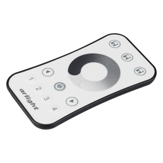 Изображение товара Пульт Arlight SMART-R10-DIM 4 зоны DIM сенсорное кольцо