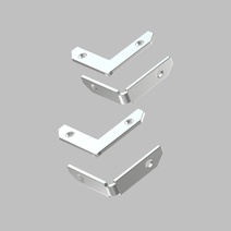 Изображение товара Denkirs  TR2027-AL Комплект угловых соединителей трека SMART ONE, алюминий