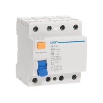 Изображение товара CHINT УЗО NL1-63 4P 63A 30mA 6kA тип AC (DB) (R)