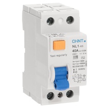 Изображение товара CHINT УЗО NL1-63 2P 40A 30mA 6kA тип AC (DB) (R)