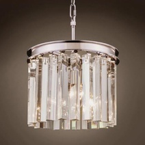 Изображение товара Loft Concept Odeon Clear Glass 3 Light Round Chandelier 30 Хром